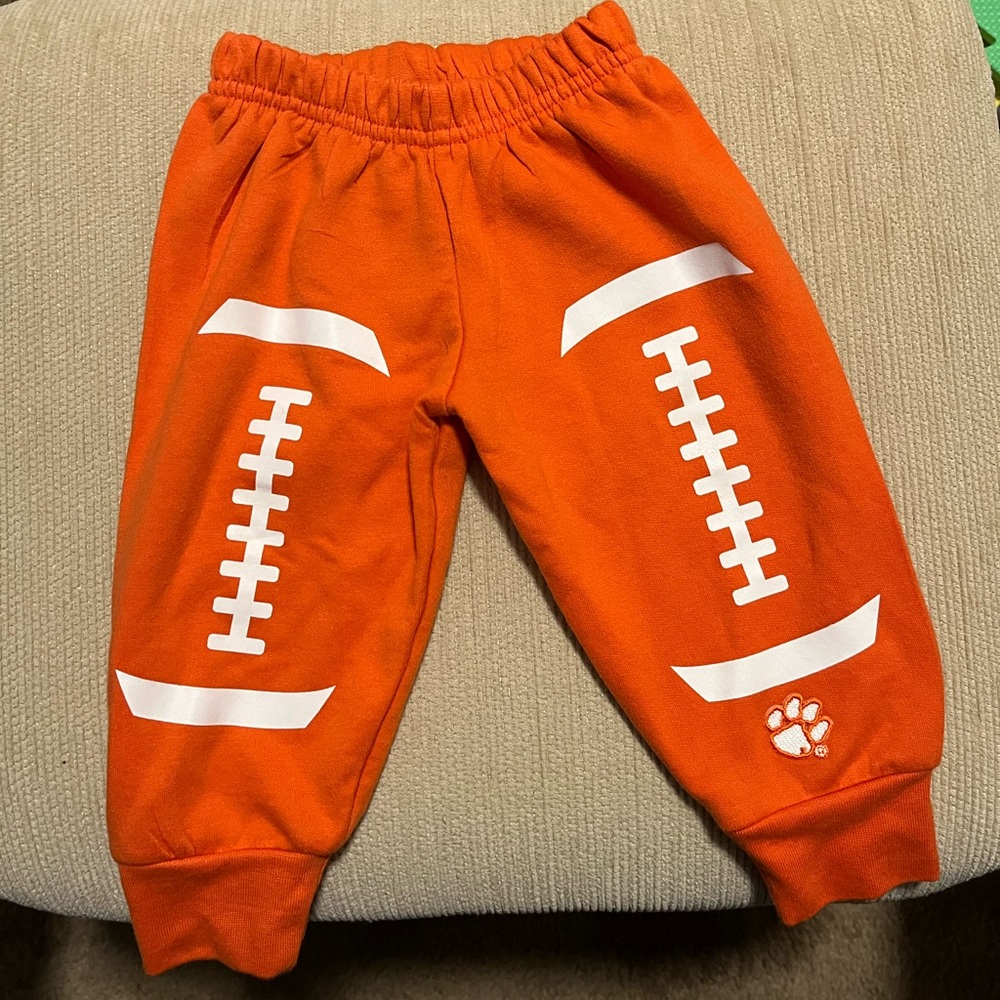 Clemson baby sweatpants size 3-6 months